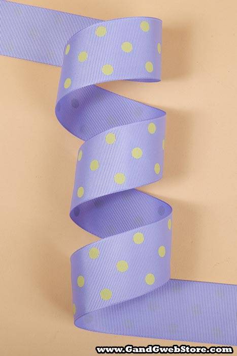 1-1/2" X 17yds Grosgrain Iris #447 - Image 2