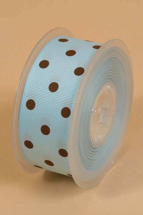 1-1/2" X 17yds Grosgrain Light Blue/Turftan #305