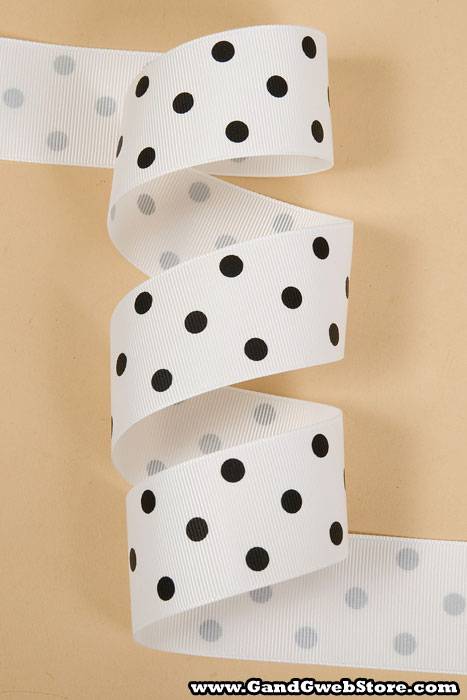 1-1/2" X 20yds Grosgrain White #029 - Image 2