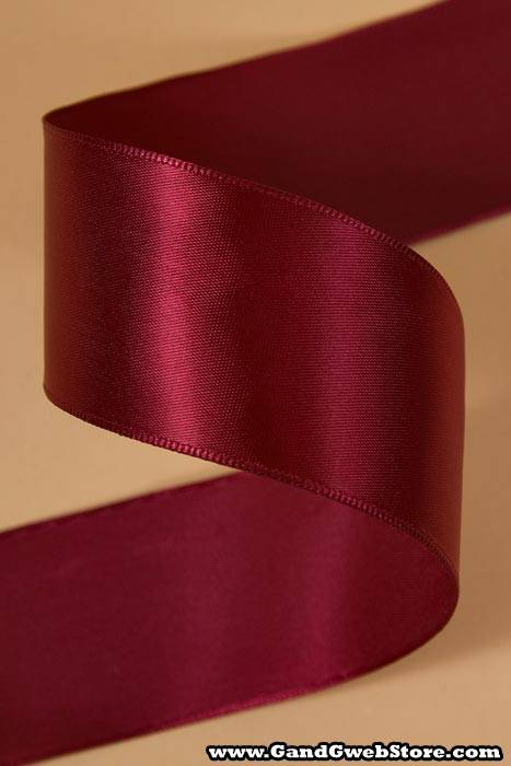 1-1/2" X 25yds Wired Contessa Ribbon Wine - Image 2