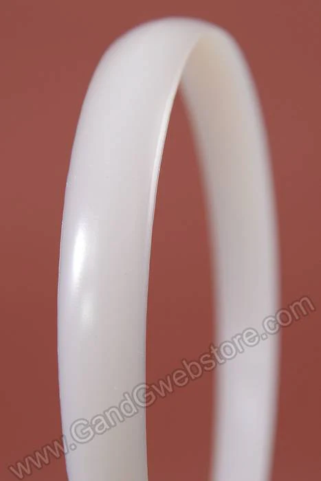1/2" Head Band White Pkg/12 - Image 2