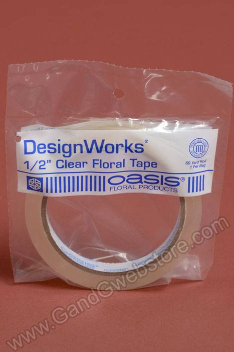 1/2" X 60yds Clear Floral Tape - Image 2