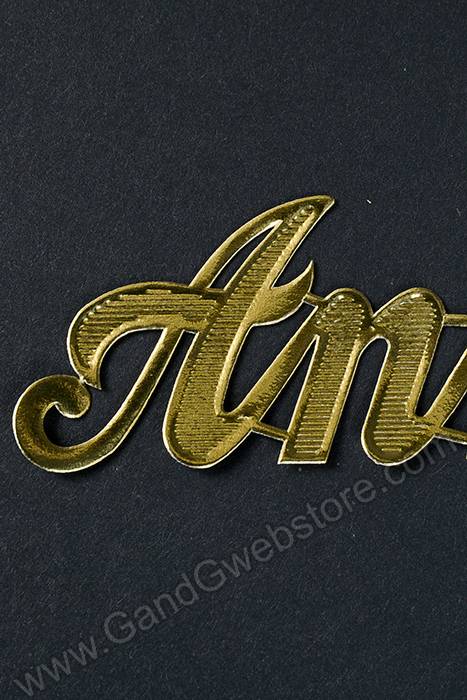 1.25" Large Paper "anniversary" Gold Pkg/10 - Image 2