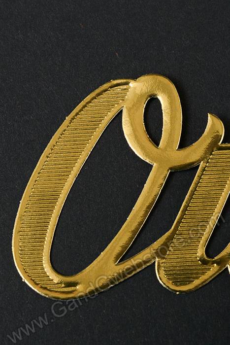 1.5" Large Paper "our" Gold Pkg/10 - Image 2