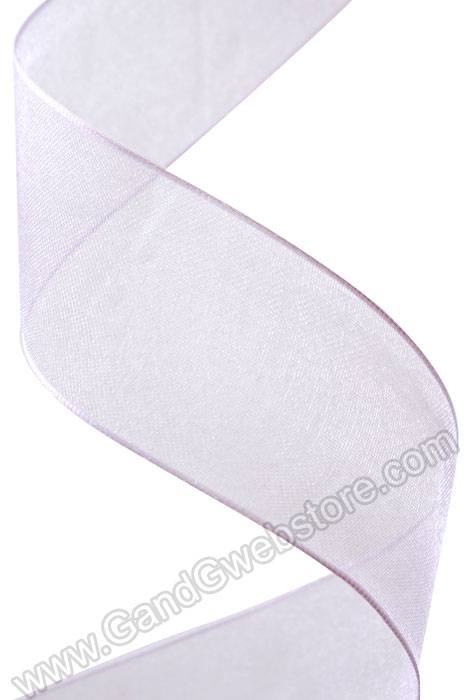 1.5" X 25yds Wired Encore Ribbon French Lavender - Image 2