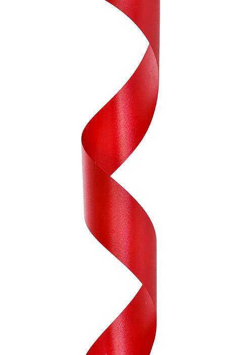 1-7/16" X 100 Yds Flora Satin Ribbon Hot Red - Image 2