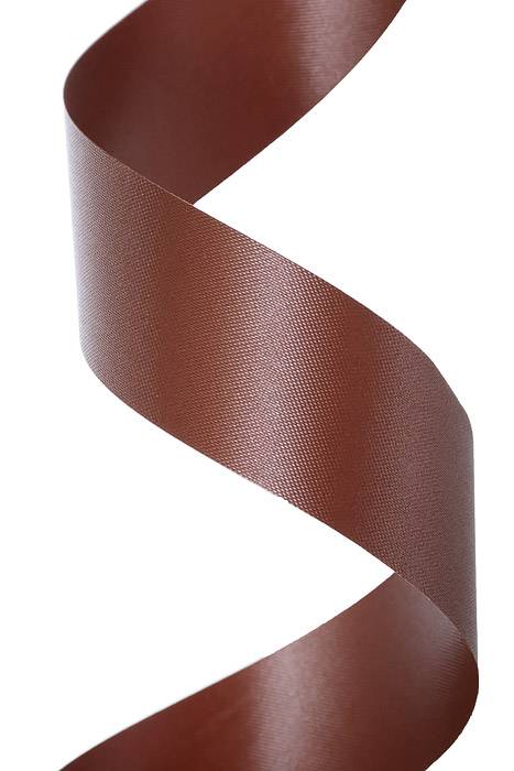 1-7/16 X 100yds Flora-Satin Chocolate - Image 2