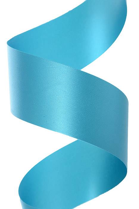 1-7/16 X 100yds Flora-Satin Turquoise - Image 2