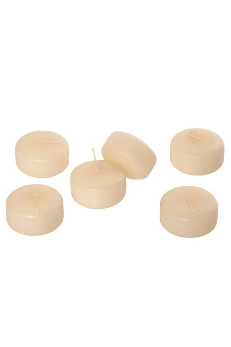1.75" Floating Candle Disc Ivory Pkg/72 - Image 2