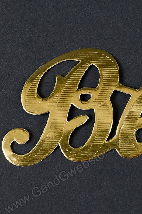 1.75" Large Paper "beloved" Gold Pkg/10 - Image 2