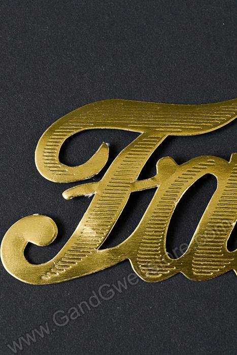 1.75" Large Paper "father" Gold Pkg/10 - Image 2