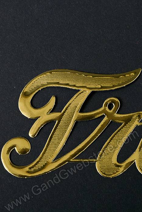 1.75" Large Paper "from" Gold Pkg/10 - Image 2