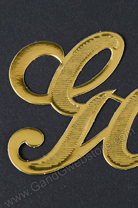 1.75" Large Paper "good Luck" Gold Pkg/10 - Image 2