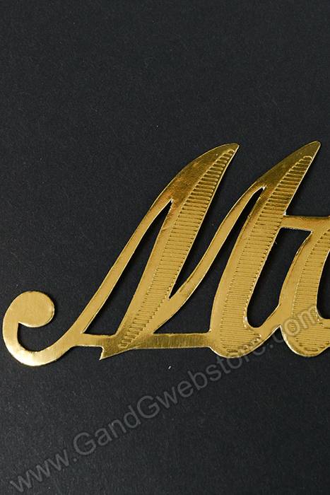 1.75" Large Paper "mom" Gold Pkg/10 - Image 2