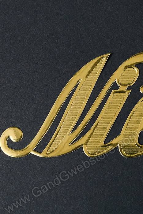1.75" Large Paper "niece" Gold Pkg/10 - Image 2