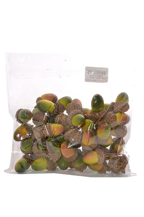 1" Acorn W/Natural Top Green PKG/50 - Image 3
