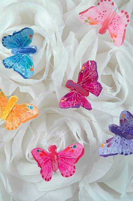 1" Mini Butterfly Assorted Pkg/12