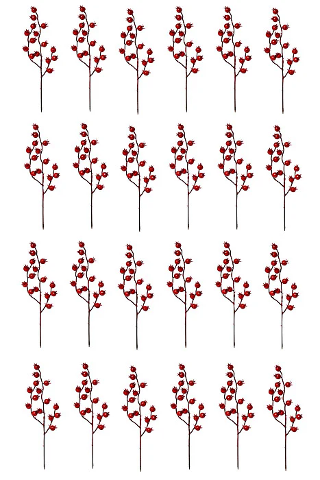 10.5" Berry Pick Red Pkg/24 - Image 2