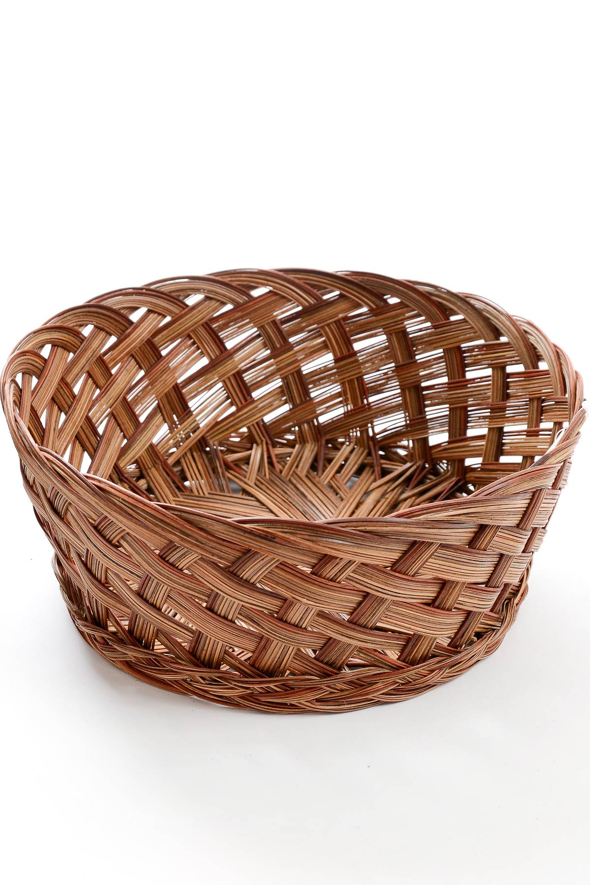 10.5" X 4.5" Round Two Tone Bowl Red/brown Pkg/6 - Image 2
