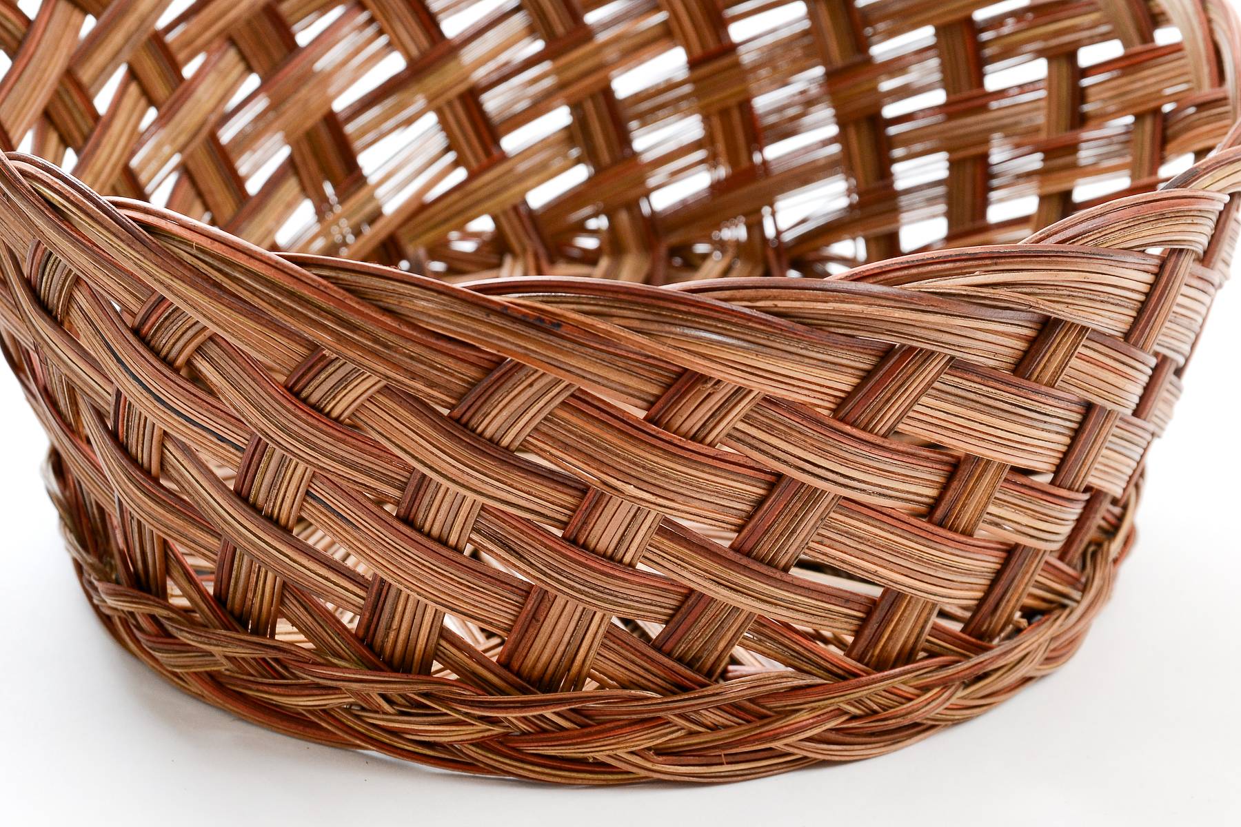 10.5" X 4.5" Round Two Tone Bowl Red/brown Pkg/6 - Image 3