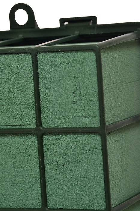 10.5" X 6" X 3.75" Brick Cage with Aqua foam Green - Image 2