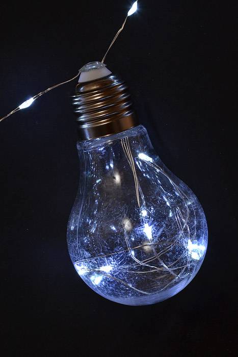 10 Bulb String Led Lights White - Image 2