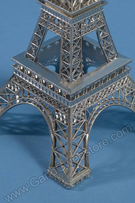 10" Eiffel Tower Silver - Image 2