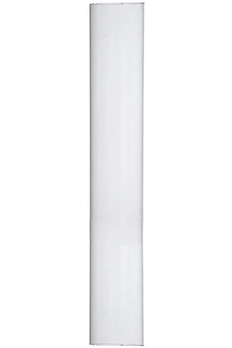 10" Plastic Tube Clear Pkg/6