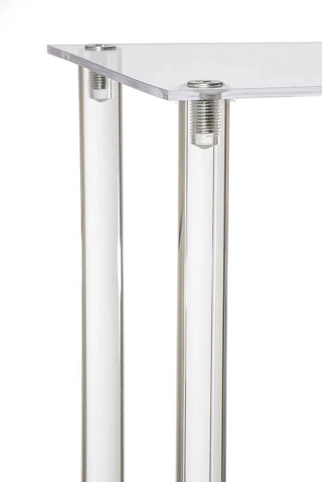10" X 33.5" Acrylic Pillar Centerpiece Stand Clear - Image 2