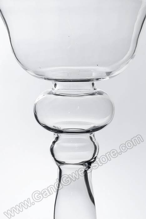 10" X 5.5" X 21.75" Glass Vase Clear - Image 2