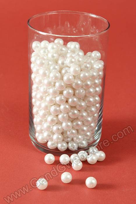 10mm Abs Pearl Beads White Pkg(500g) - Image 2