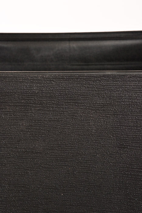 11.5" X 22.5" Tall Tapered Planter Black - Image 2