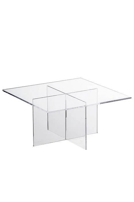 11.75" X 6" Cross Tier Acrylic Display Stand Clear