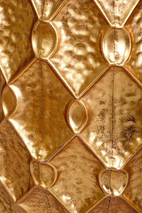 12"/14.5" Metal Vase Gold Set/2 - Image 2