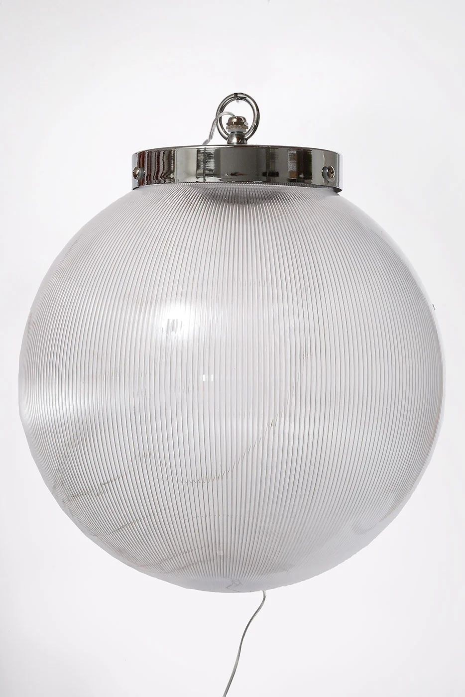 12" Borealis Ball Lighted Led Clear/Warm White