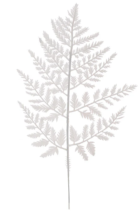 12" Leather Leaf White CS/144Pcs
