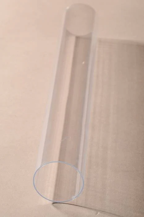 12" Plastic Tube Clear Pkg/6