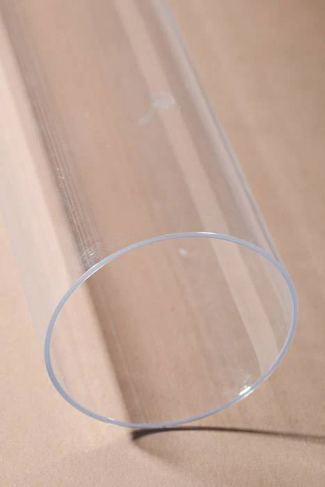 12" Plastic Tube Clear Pkg/6 - Image 2