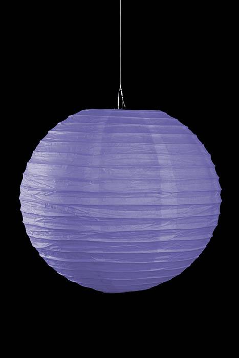 12" Round Paper Lantern Lavender