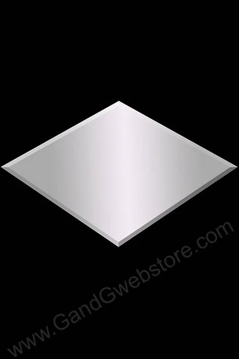 12" Squared Mirror W/bevel Edge Pkg/12