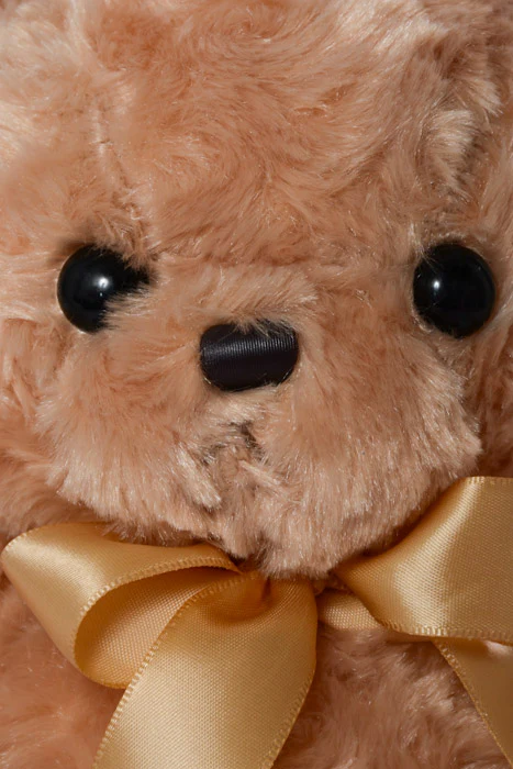 12" Teddy Bear With Bow Brown - Image 2