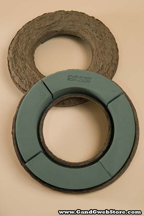 12" Wreath Shape Oasis Pkg/2 - Image 2
