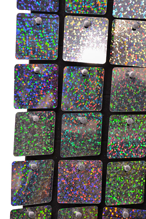 12" x 12" Foil Wall Mat Irid Silver - Image 2