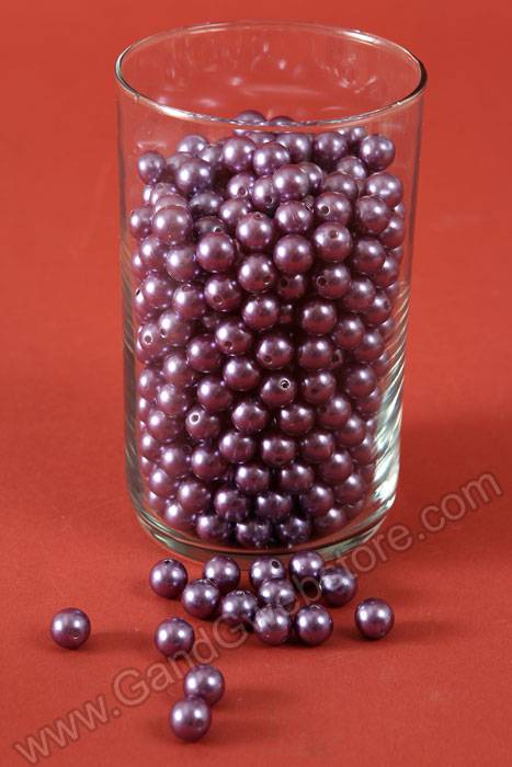 12mm Abs Pearl Beads Purple Pkg(500g) - Image 2