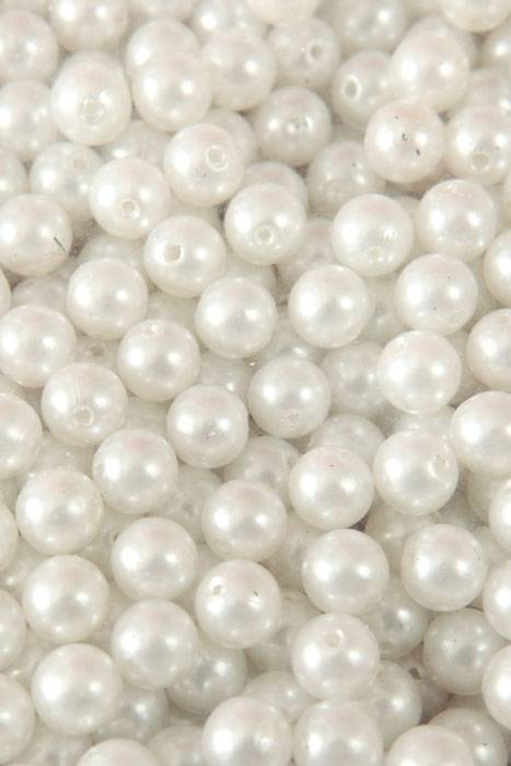 12mm Abs Pearl Beads White Pkg(500g) - Image 2