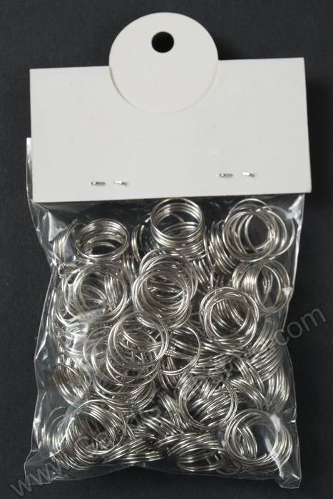 12mm Round Stainless Steal Accessory Ring Pkg/288 - Image 2