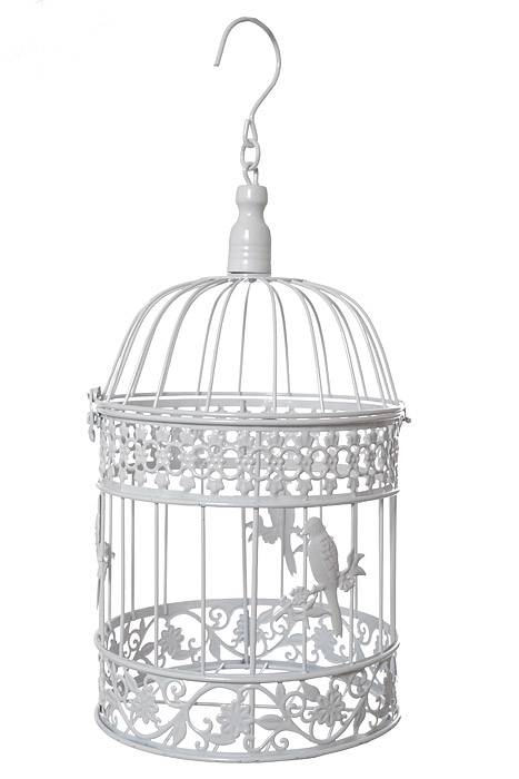 13/16/20" Metal Round Bird Cage White - Image 2
