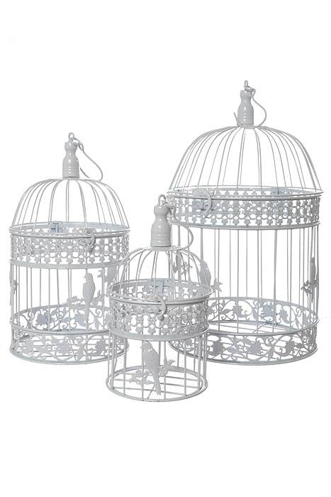 13/16/20" Metal Round Bird Cage White - Image 4