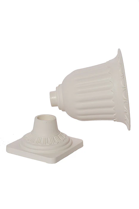 13.5 X 16.5" Plastic Flower Pot White - Image 3