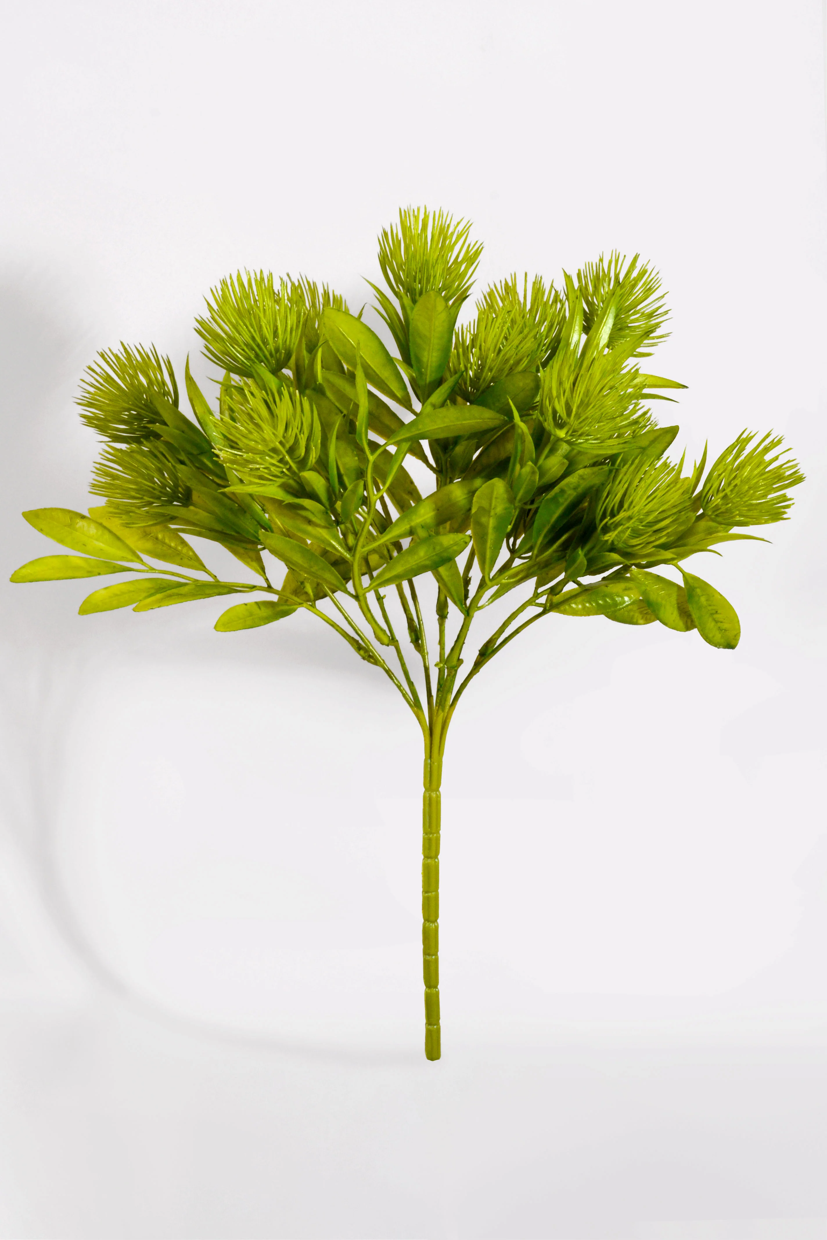 13.75'' Artificial Thistle Bush Green
